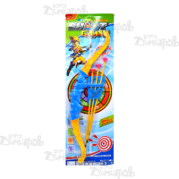 Лък 3 стрели на картон гол.