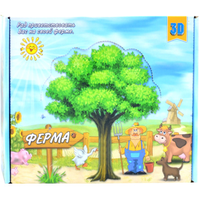 Дом.животни 3Д кутия
