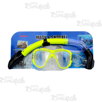 Маска+шнорхел СИЛИКОН ОК.