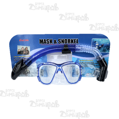 Маска+шнорхел СИЛИКОН ОК.