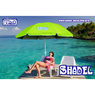 Луксозен плажен чадър от алуминий SHADEL S-класа 200 ЗЕЛЕНО